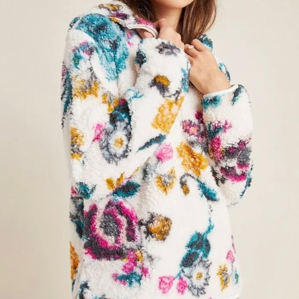 Anthropologie Saturday Sunday Pullover Sweater Hoodie - Picture 2 of 9